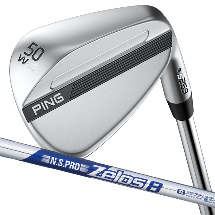 ピン ゴルフ PING S259 Cr ウェッジ W GRIND ワイドグラインド ウエッジ ZELOS 8 日本定め事品 働き掛ける選りわける可