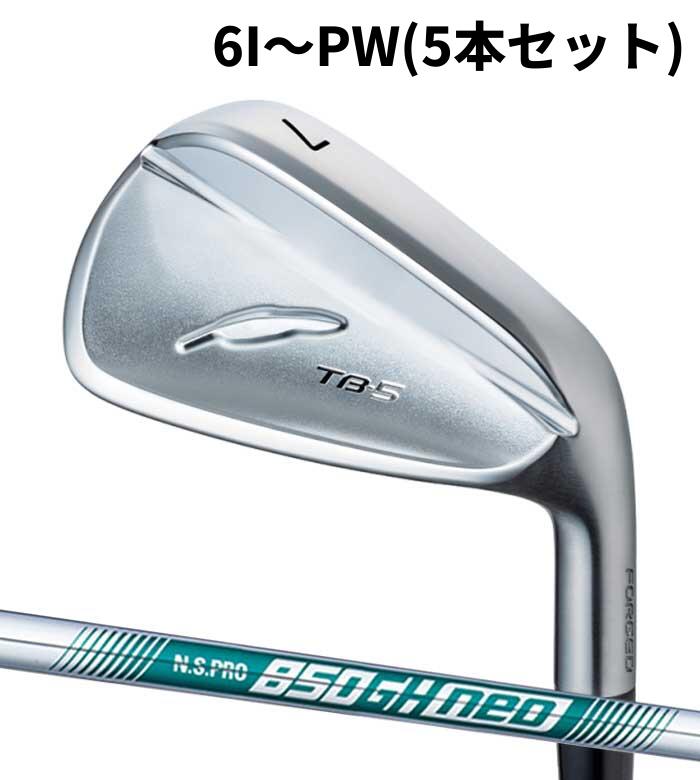 【メーカーカスタム】FOURTEEN フォーティーン TB-5 FORGED(25) アイアン N.S.PRO 850 neo 6I～PW(5本セット)｜WIZARD54