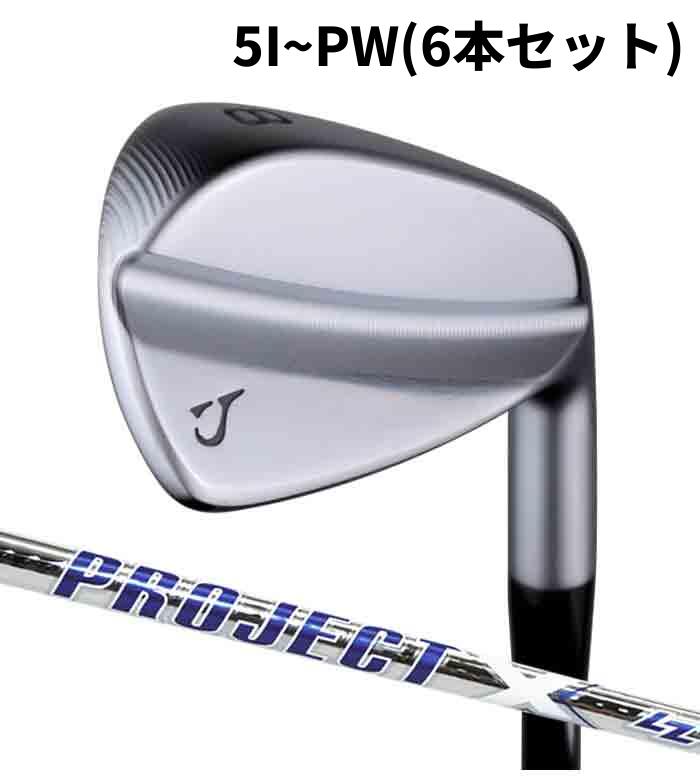 (カスタム野球クラブ)ジューシー JUCIE tQ IRON 5I~PW(6本仕掛ける)PROJECT X LZアイアン