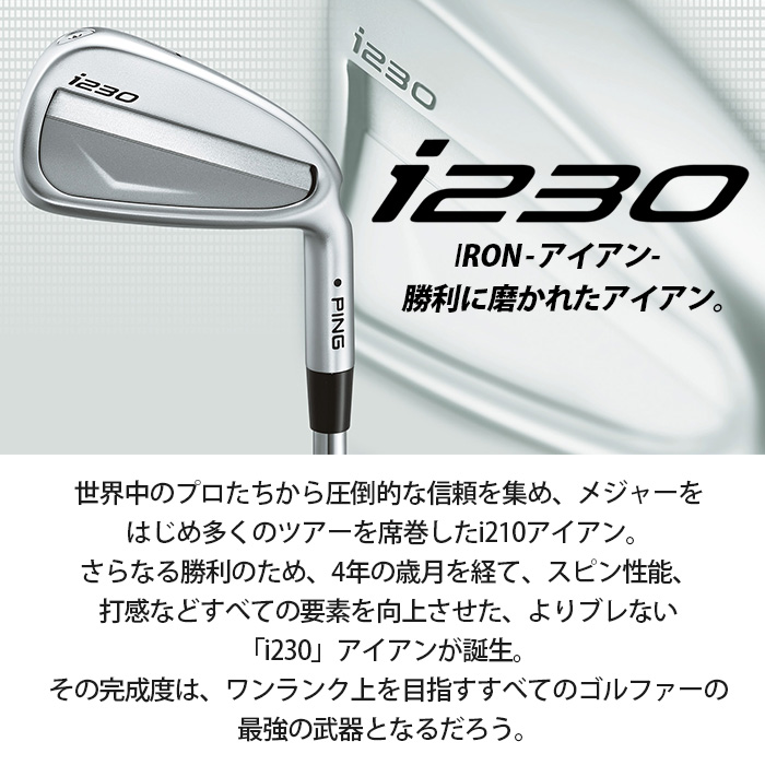 メール便指定可能 PING ピン ゴルフ PING i230 アイアン Dynamic Gold