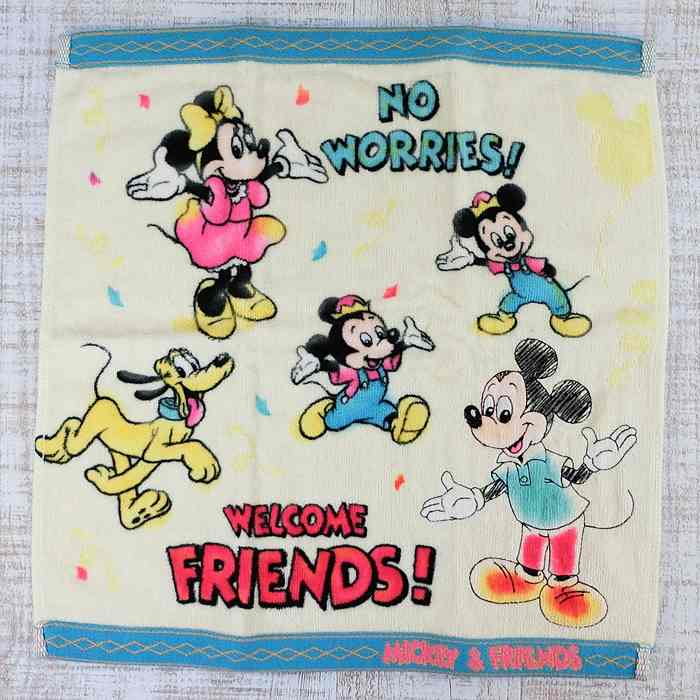 楽天市場】ミッキー＆フレンズ ウォッシュタオル ウェスタンランドの