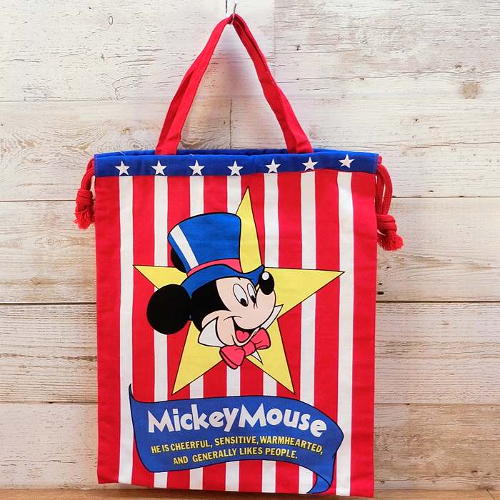 KEITAMARUYAMA 「Disney」print 巾着　ミッキーマウス Disney」print 巾着｜KEITAMARUYAMA OFFICIAL ONLINE STORE
