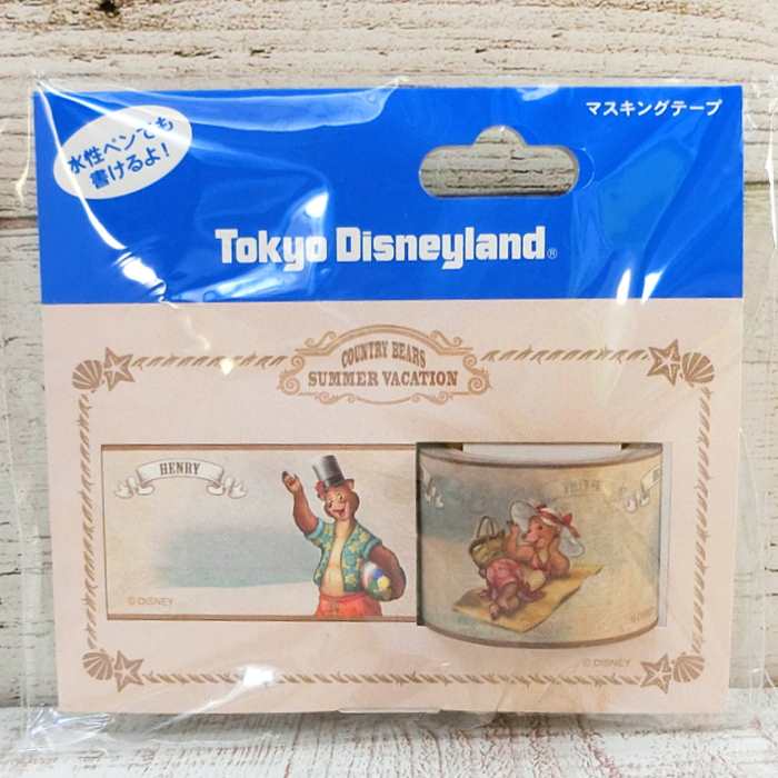 新品未開封　東京ディズニーリゾート　マスキングテープ　シール　5点セット 公式】マスキングテープセット｜おすすめグッズ | 東京