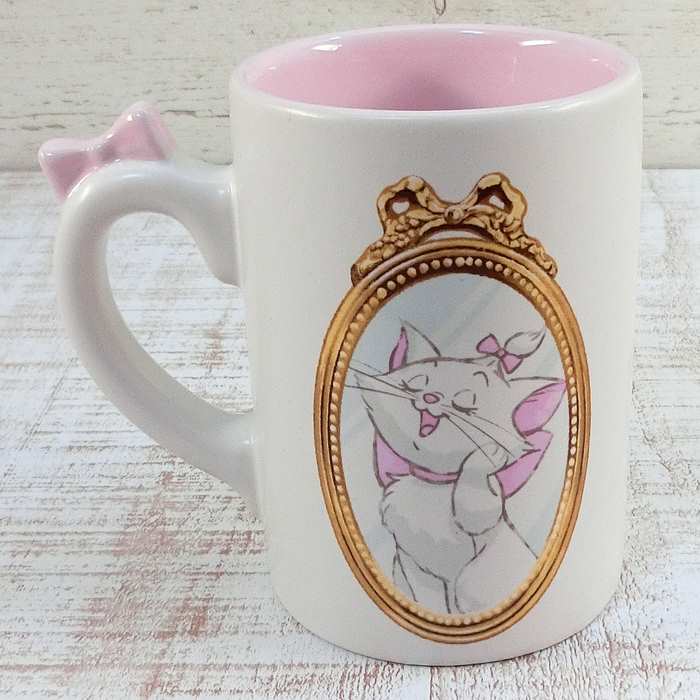 東京ディズニーリゾート ディズニー 通販 マリー マグカップ 無料ギフトラッピング おみやげ お土産 コーヒーカップ マグ おしゃれキャット画像