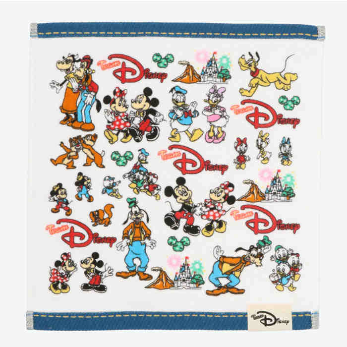TDR　ウォッシュタオル19枚セット ディズニー☆ウォッシュタオル 19枚 セット タオル 新品
