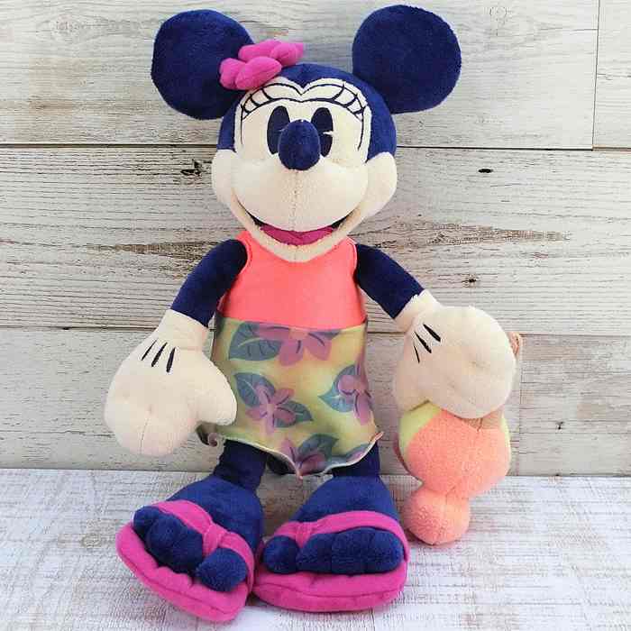 ディズニー Disney ミッキーマウス ぬいぐるみ　ハワイ　アラウニ Disney 【アウラニ限定 】ぬいぐるみキーチェーン Aulani Hawaii