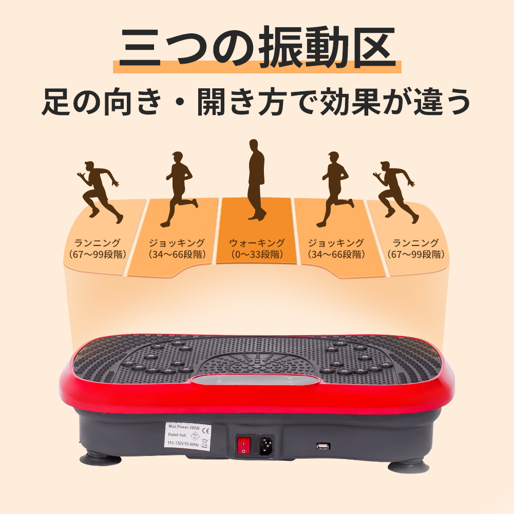 【1年保証】HZDMJ振動マシン3D5種類のプログラムモード振動調節99段階振動マシーンバランスウェーブぶるぶる室内ダイエット器具超静音有酸素運動体幹強化フィットネスマシンダイエット脂肪燃焼健康器具Bluetoothブルブル健康ダイエットマシン