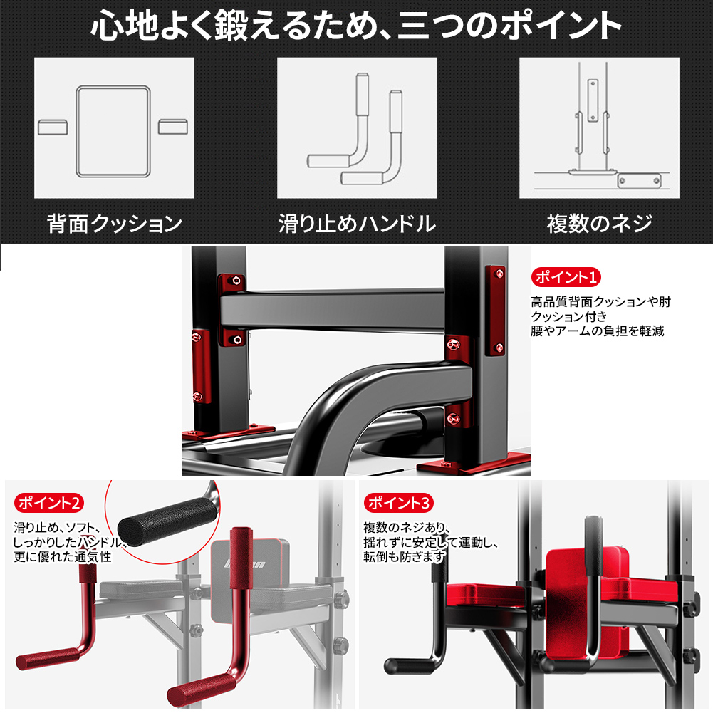 2年度裏付け Hzdmj21最新 ぶら下る機容物 懸垂 マシン よいぶら下がり器 ぶら下がり健康器 おすすめ 広 筋トレ 涵養 腹筋 背筋 室内 ぶら下がり 邸宅 懸垂 数多使処 筋力 腕力 トレーニング器具 馬鹿胸筋 筋トレ器具 チンニングスタンド 父上の日取り Vned Org