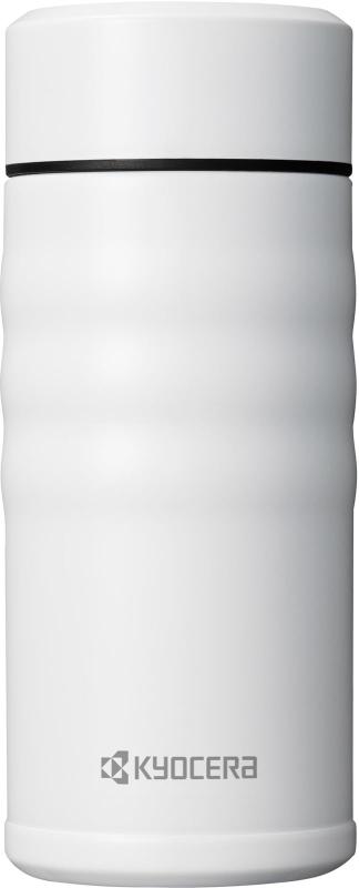 京セラ 水筒 セラミック コーヒー ボトル マグボトル 350ml スクリュー栓 内面セラミック加工 真空断熱構造 保温 保冷 CERAMUG セラマグ ホワイト 白 MB-12SWH-AZ 4,978円