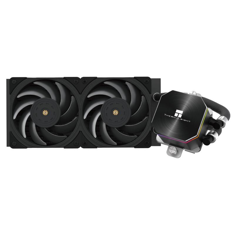 Thermalright Frozen Edge 240 Black PWMファン付きCPUウォータークーラー、ポンプ速度は3300RPMです、S-FDBベアリング、AMD AM4 / AM5、インテルLGA1150 / 1155 / 1200 / 17