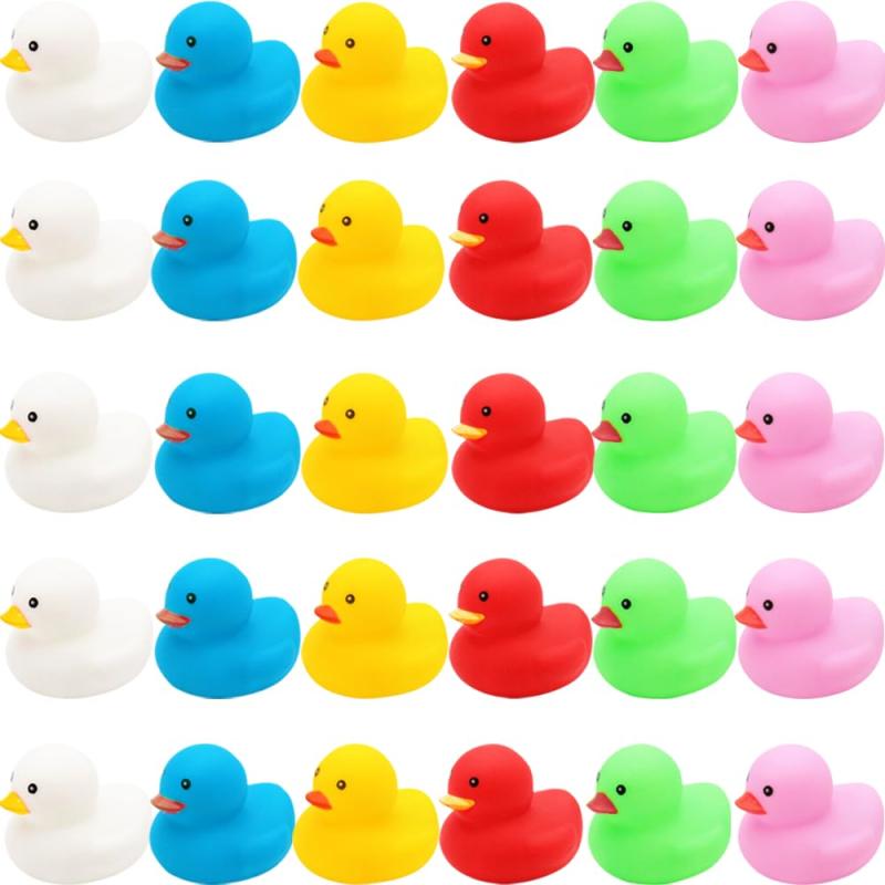 楽天市場】カラフルアヒルちゃん2個入り玩具 おもちゃ 水遊びバストイ