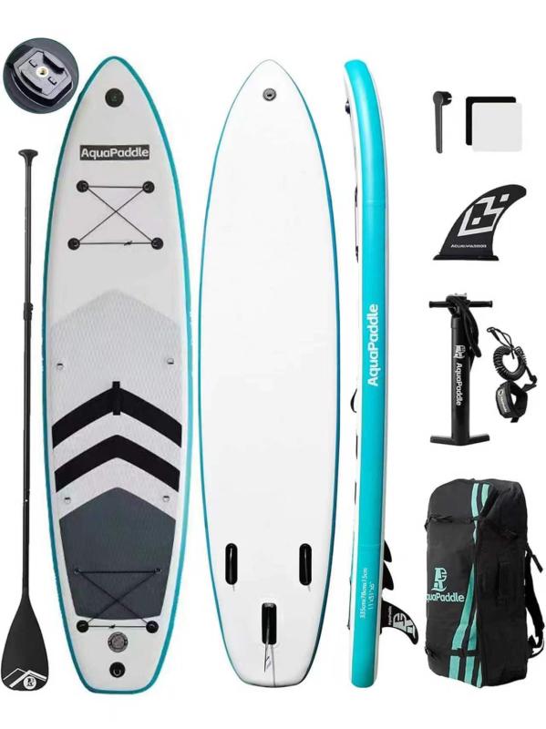 SUPボード サップボード インフレータブル スタンドアップパドルボード sup 長さ320cm/335cm 最大安全荷重150kg 耐久性 安定性 超軽量 滑り止め 初心者 セット (ダークグレー335cm)