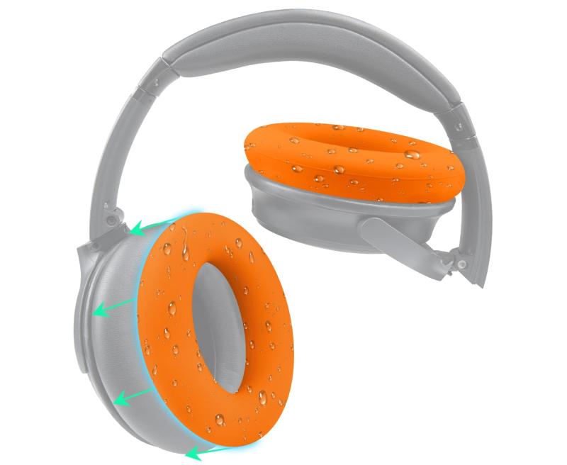 SOULWIT イヤーパッドカバー ヘッドホンパッドカバー for Bose QuietComfort QC15 QC25 QC2 QC35 QC45/Ae2 Ae2i Ae2w/SoundTrue & SoundLink AE 用 保護ケース画像