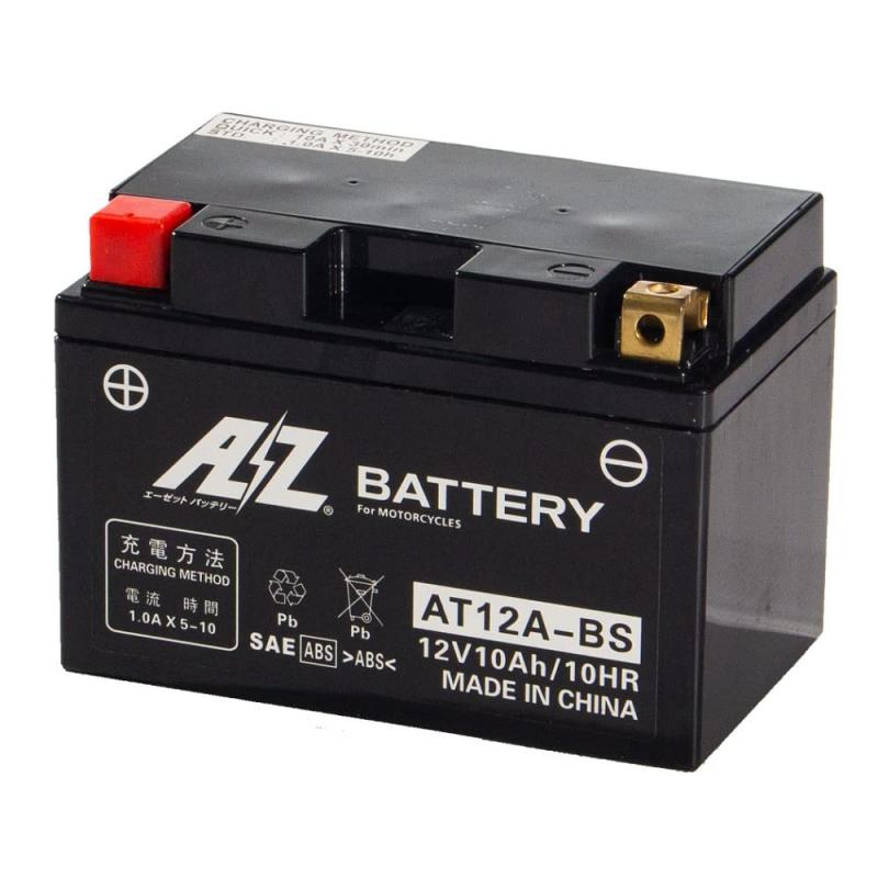 AZ [ エーゼット ] シールド型 バイク用バッテリー [ 液入充電済 ] AT12A-BS