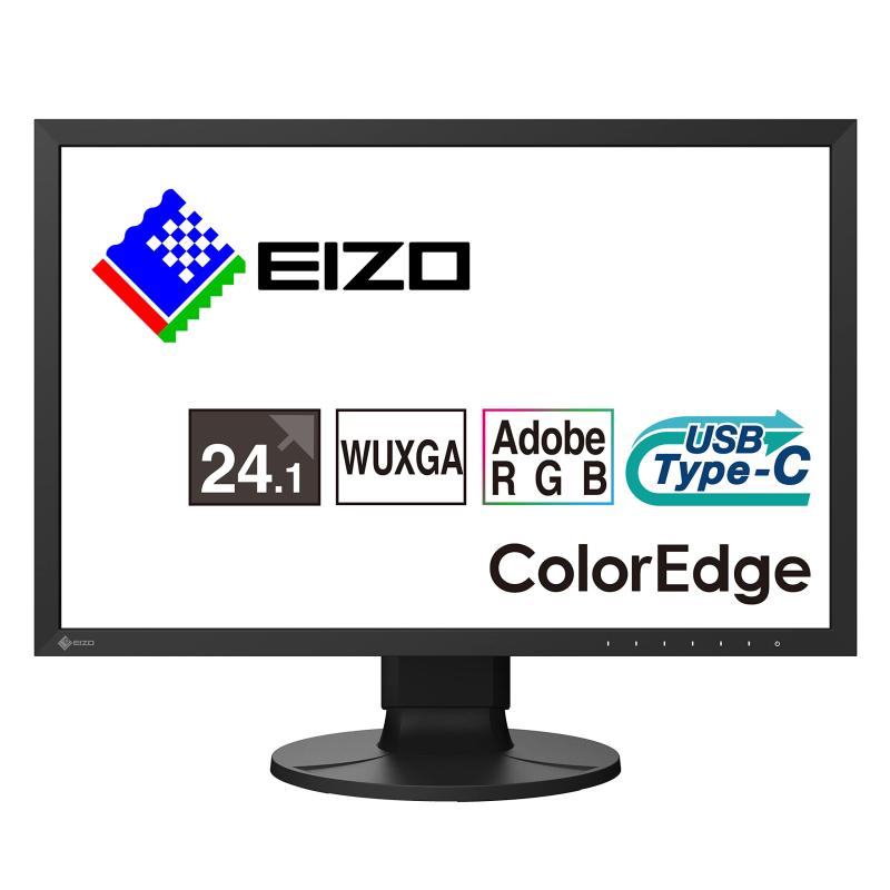EIZO カラーマネージメントモニター | ColorEdge CS2400S-BK | 24.1型WUXGA・USB Type-C・Adobe RGB 99％・キャリブレーション対応・ブラック｜Wマーケット 53,552円