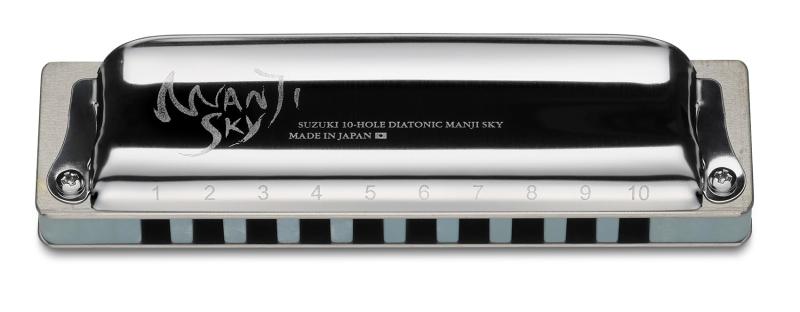 SUZUKI スズキ 10穴ハーモニカ MANJI SKY M-20S E調