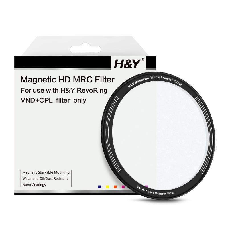 H&Y ソフトフィルター ホワイトプロミスト 1/8 for REVORING 58-77mm White Promist 1/8 レボリング用マグネット式フィルター RMW8-77