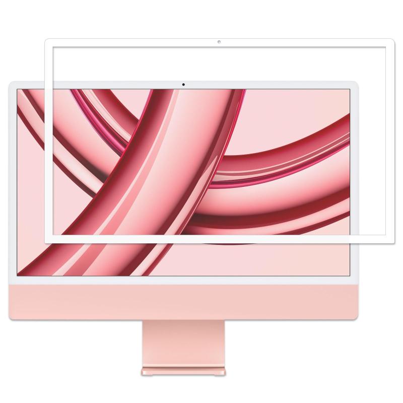 iMac 24インチ 2023年 M3 /2021 用 フィルム 保護フィルム 粘着式 ブルーライトカット 繰り返し 脱着可能