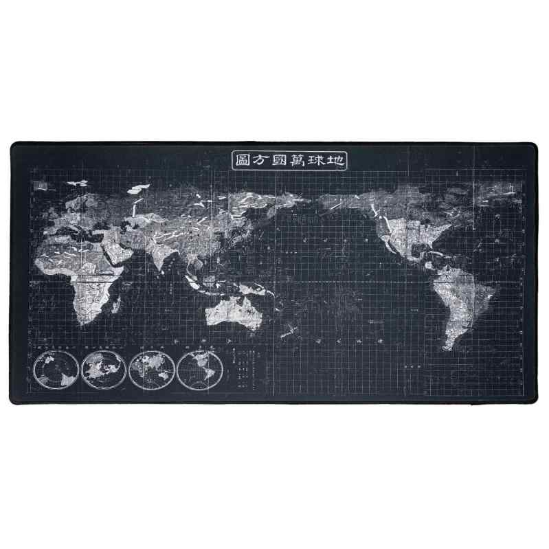 The Mousepad Company 期間アイテム DuraGlyde・・Fabric マウスパッドカンパニー (L, 1853 World Map)