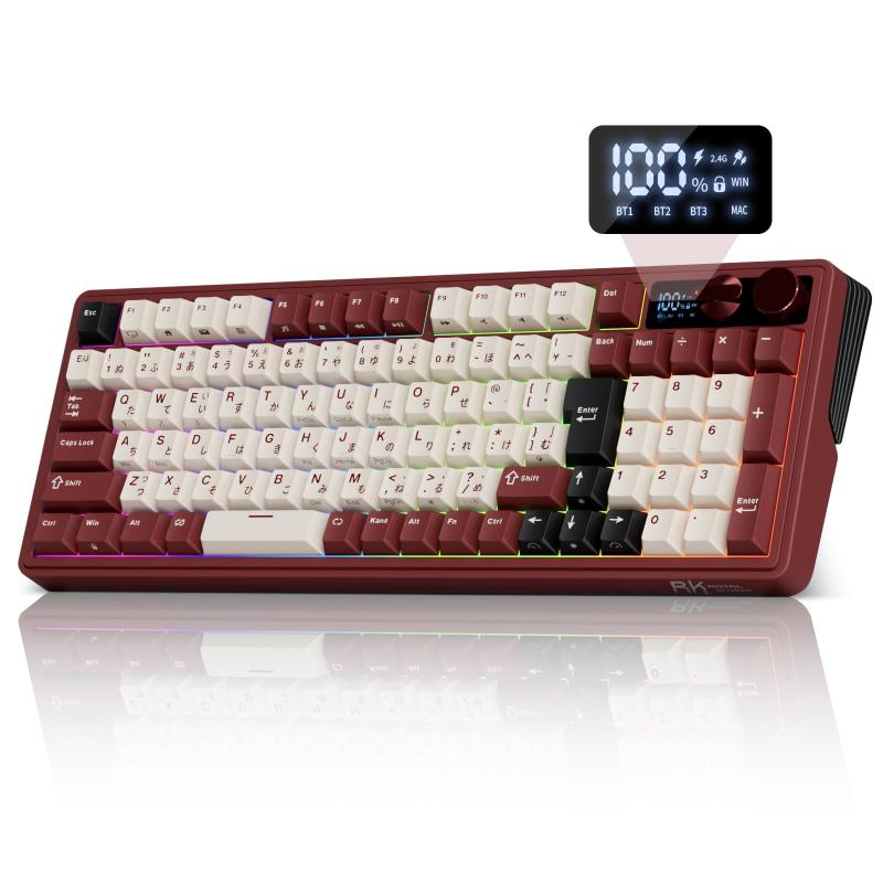 楽天市場】【.co.jp限定】RK ROYAL KLUDGE M87 ワイヤレスゲーミング