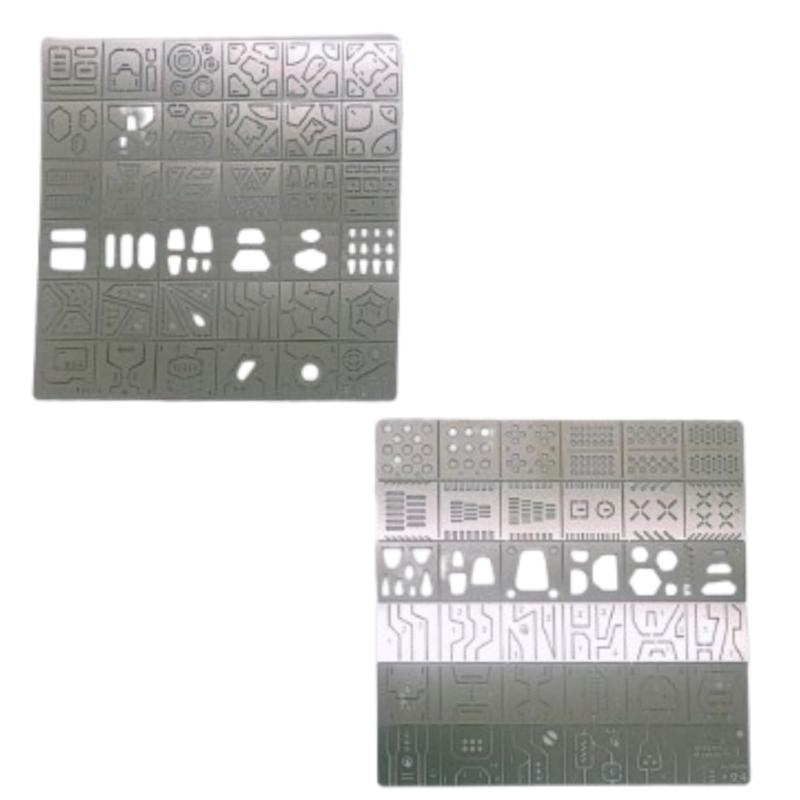 楽天市場】スジボリガイド ガンプラ 筋彫り エッチングガイド