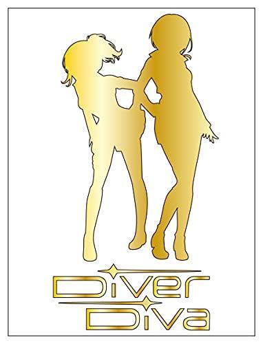 Diver Diva カッティングステッカー〈L〉金画像