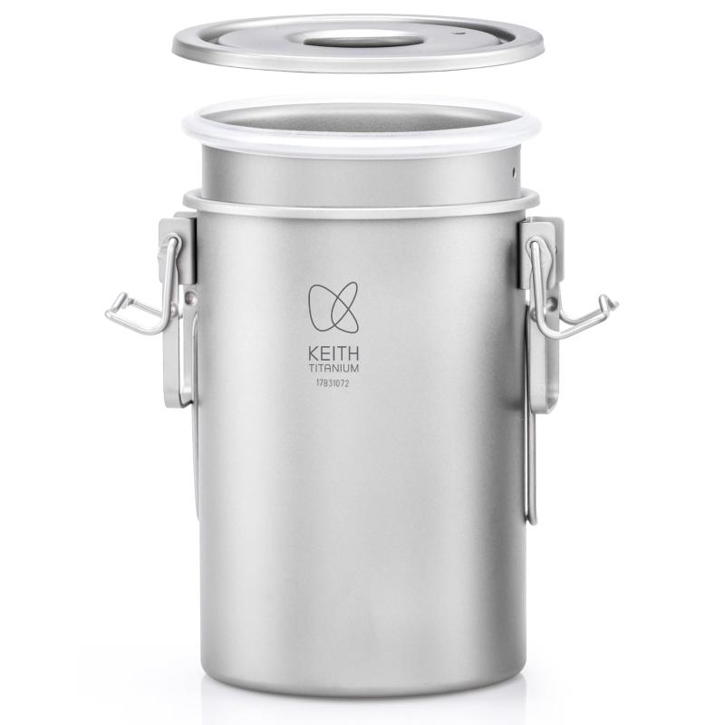 KEITH キース 超軽量チタン圧力鍋 Ti6302 登山 キャンプ 51vBLPzyyhL.jpg_BO30,255,255,