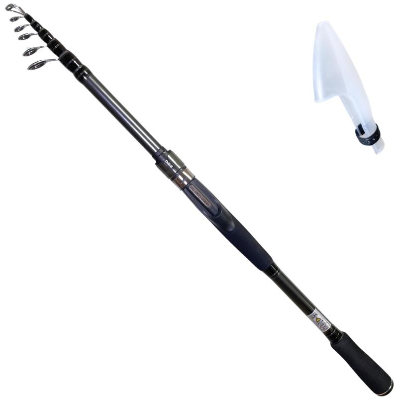 楽天市場】【TACKLAND】 高コスパ ガイド固定 振出式カーボンロッド