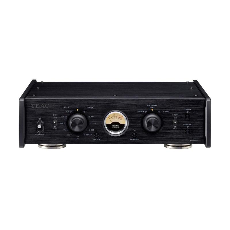 TEAC(ティアック) PE-505-B デュアルモノーラル フォノイコライザーアンプ ブラック