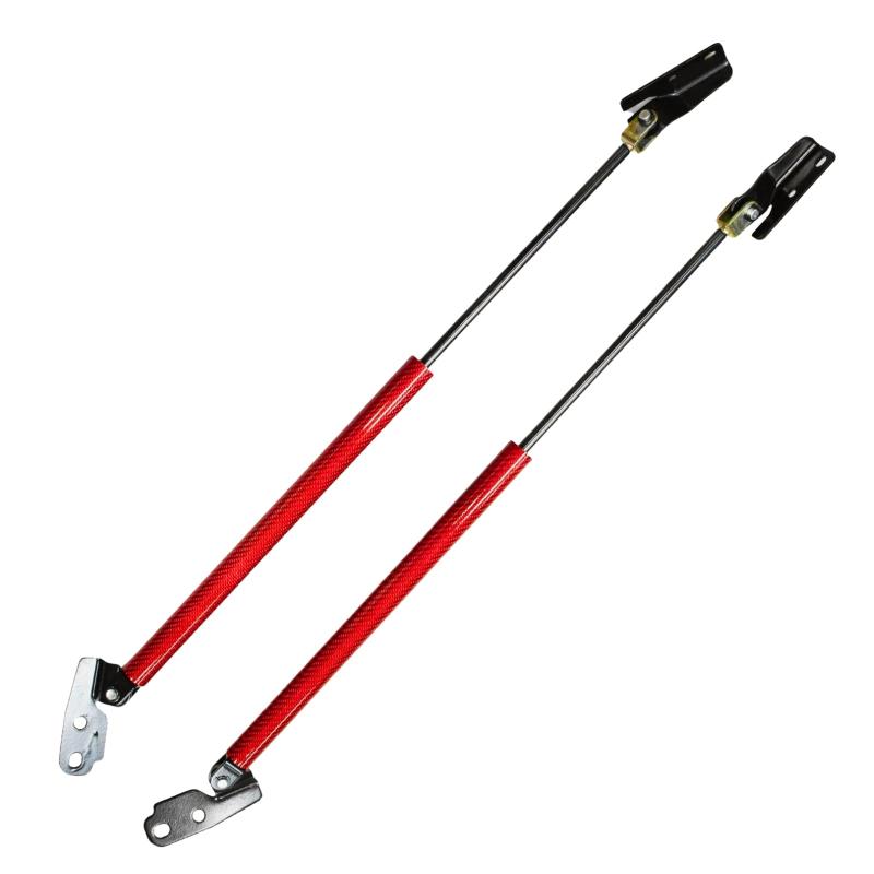 XIANGSHANG (増圧品10kg) NV350キャラバン E26型 標準ルーフ 強化ダンパー リアゲートダンパー バックドアダンパー リアハッチダンパー トランクダンパー 車検対応 交換用品 2本組 赤カーボン [並