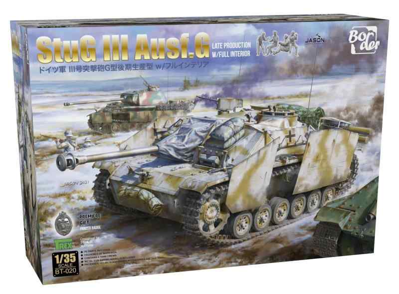 ボーダーモデル(Border Model) 1/35 ドイツ軍 III号突撃砲G型 後期生産型 w/フルインテリア プラモデル BT020