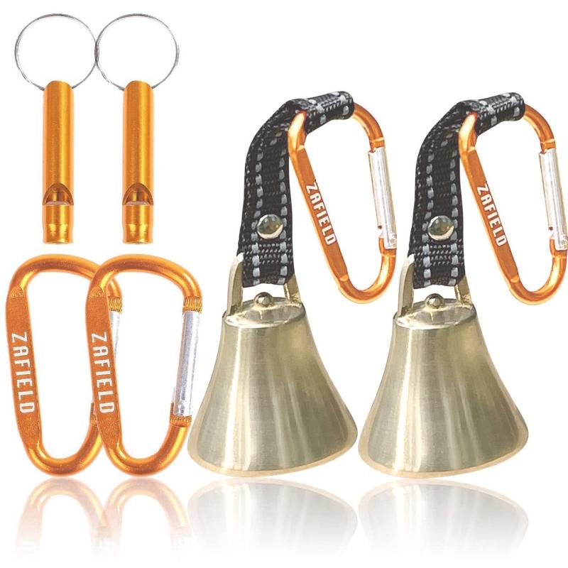 【MONOQLO BEST BUY受賞／プロ登山家推奨】 熊鈴 消音機能付き 熊よけ鈴 【真鍮製で遠くまで響くきれいな音色】 大音量 登山 トレッキング 山歩き 山菜取り 熊よけベル
