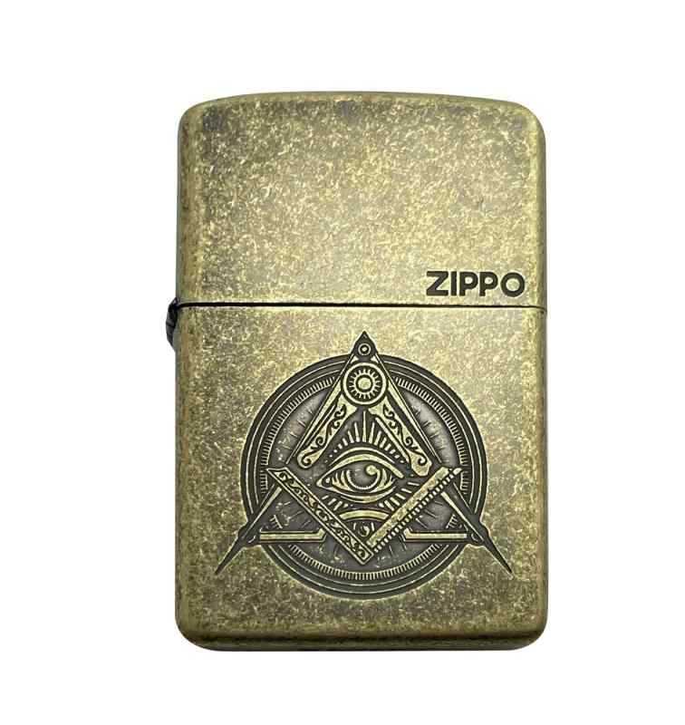 ZIPPO(ジッポー）２BS-FREE 神話 象徴 神 アンティーク (アンティーク)