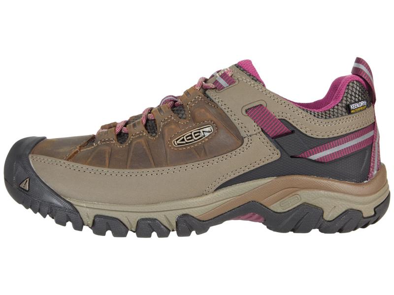 [KEEN] [キーン] トレッキングシューズ TARGHEE III WP ターギー スリー ウォータープルーフ レディース WEISS/BOYSENBERRY 25.0 cm