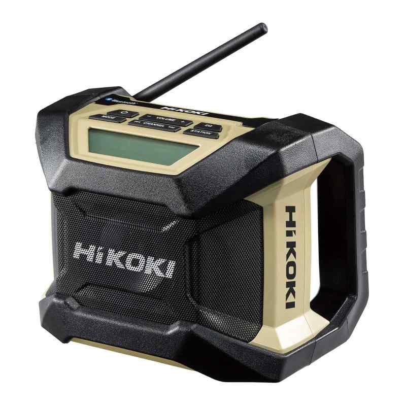 HiKOKI(ハイコーキ) 14.4V/18V共用 充電式 ラジオ UR18DA 小型 軽量 AC100V使用可 サンドベージュ 蓄電池・充電器別売 UR18DA(NNB)