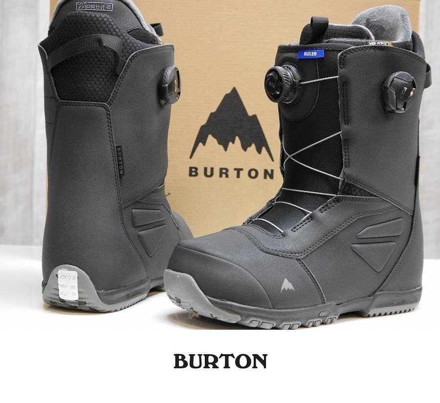 スノーボード BURTON Ruler Wide BOA26cm 楽天市場】25-26 BURTON RULER BOA Wide - Black - 国内正規品