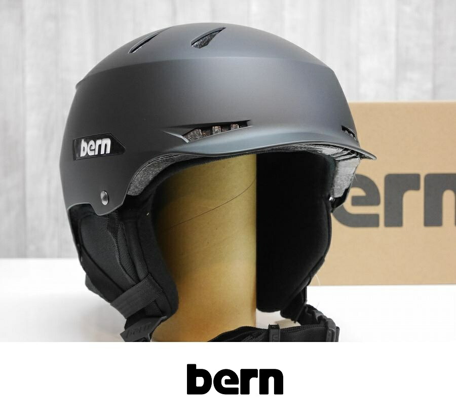 25 bern 子供用 小学生用 ヘルメット HENDRIX JR. DVRT - Matte Black インナー付き ジュニア キッズ Winterモデル 国内正規品｜スノーボードショップWM