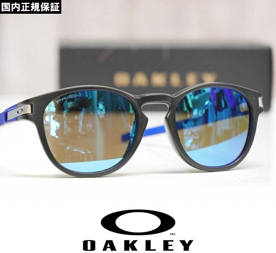OAKLEY オークリー サングラス LATCH - Matte Black / Prizm Sapphire Iridium プリズムレンズ OO9349-5553 国内正規品 アジアンフィット|スノーボードショップWM