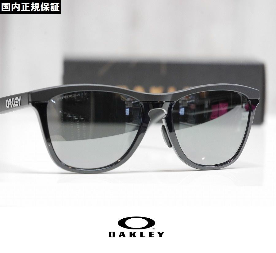 OAKLEY オーク材ロバート・エドワード・リー 黒眼鏡 FROGSKINS RANGE XL - Matte Black / Black Ink / Prizm Black プリズム水晶体 OO9503A-0158 国内定め事品 アジアン嵌まる