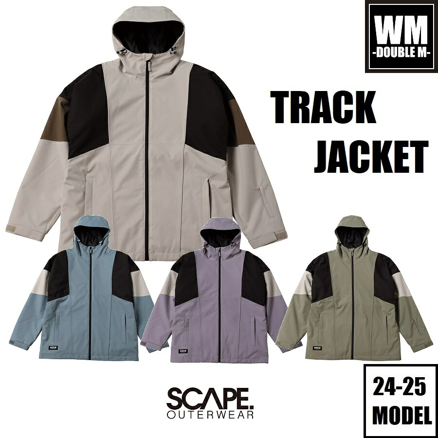 楽天市場】【10%OFF】SCAPE エスケープ TRACK JACKET 24-25 メンズ