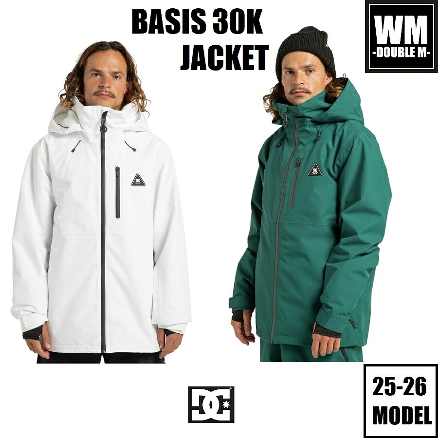 25-26 DC BASIS 30K JACKET 国内置き目品 スノーボード 上衣 御召しもの