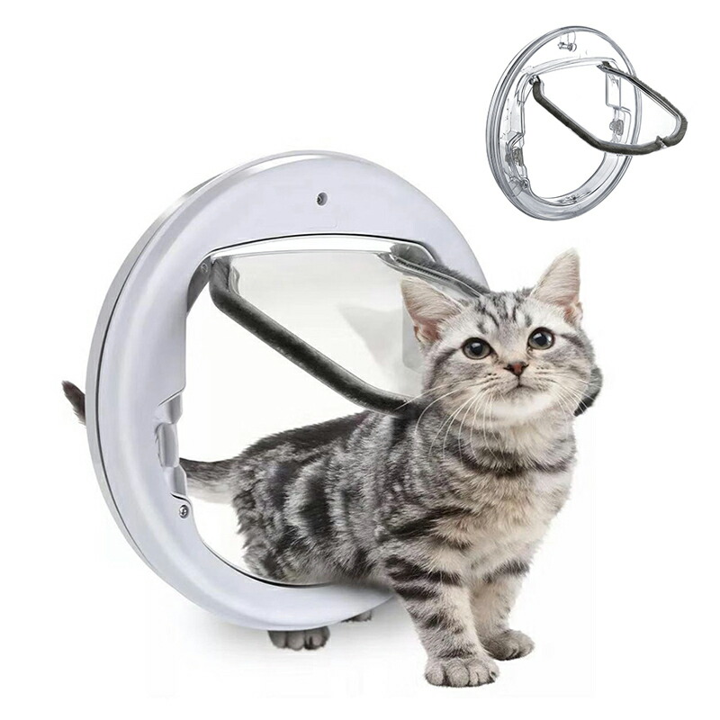 楽天市場】ペットドア 後付け 鍵付き DIY 猫 犬 取り付け サッシ