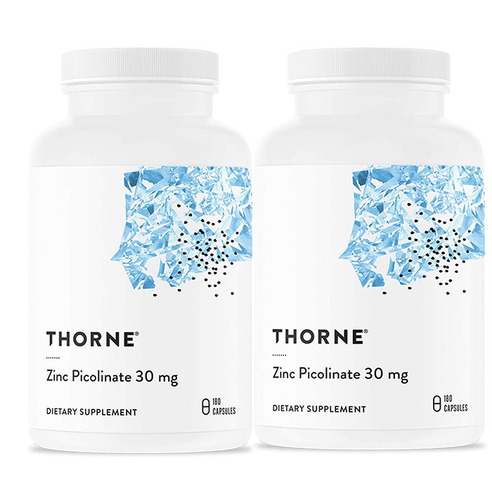 Thorne Research社製 (ソーンリサーチ) ジンク ジンク・ピコリネイ 180宇宙カプセル入り口・入口×2箱 Thorne Research - Zinc Picolinate  30 瓱