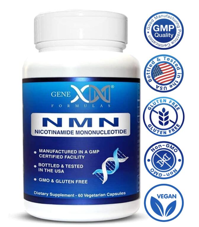 米国でベストセラー!話題のNMN(エヌエムエヌ) サプリメント 60カプセル入り・Genex Formulas社製 NMN Formulas NMN 250mg - Stabilized Form