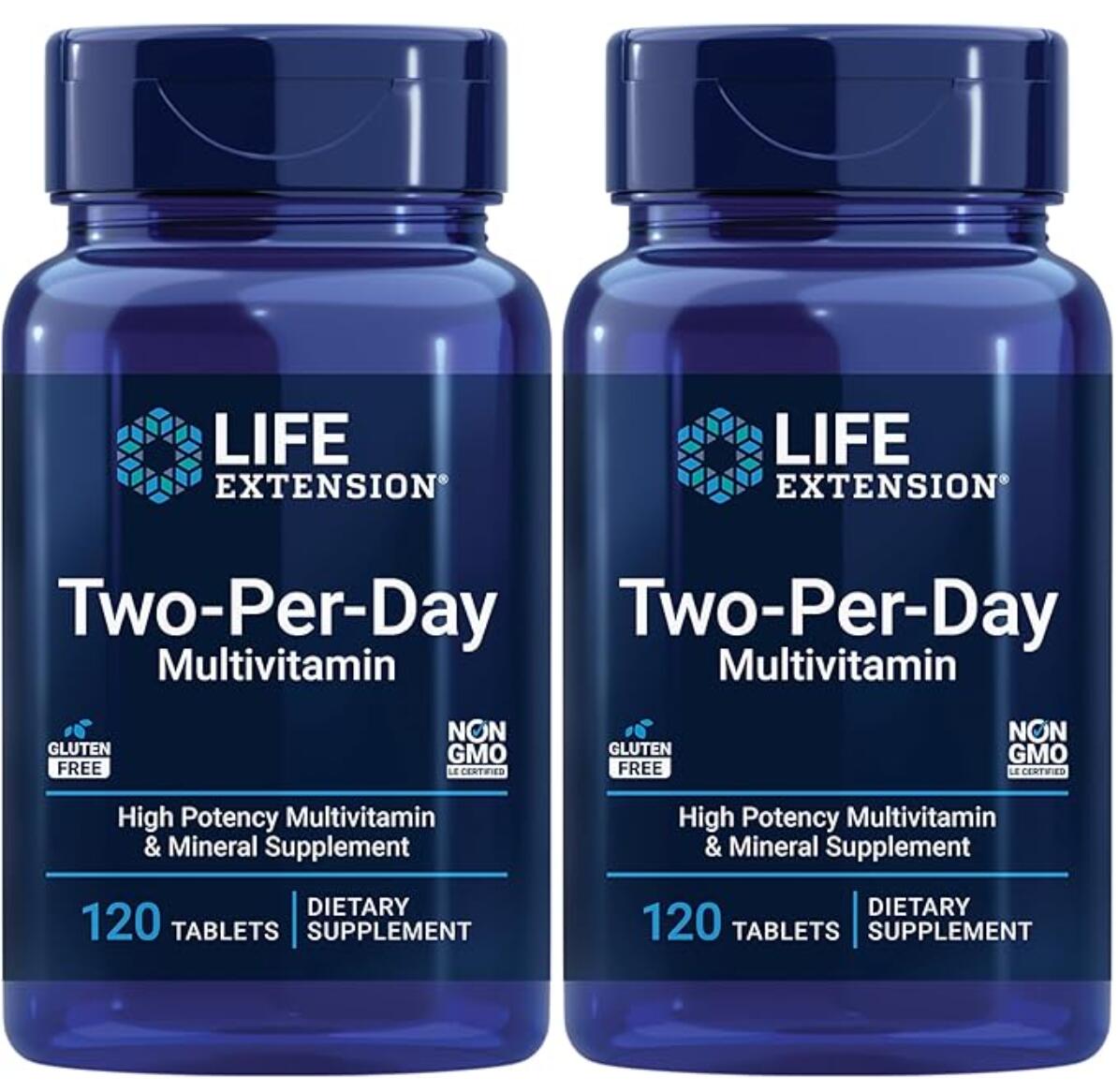 【お得な2本書き割り】Life Extension ツーパーデイ マルチヴィタミン Life Extension Two-Per-Day Multivitamin（120粒）×2