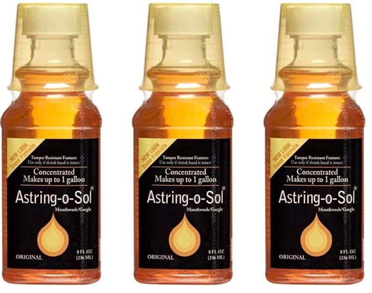 Astring-O-Sol マウスウォッシュ 原液タイプ 8oz×3本入り・濃縮タイプ うがい マウスケア オーラルケア リフレッシュAstring-O-Sol Concentrated Mouthwash/Gargle, Original 8 oz (Pack of 3)|Wolfgang G