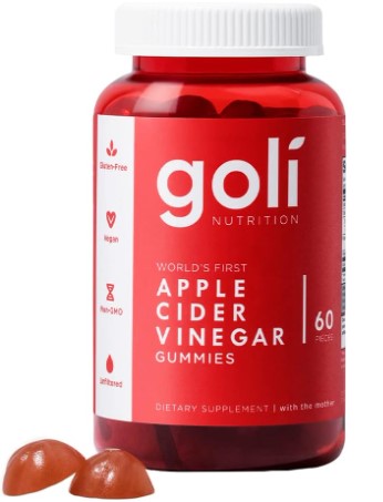 【健康習慣 人気 海外サプリ】Goli ゴリ アップルサイダービネガー グミ 60粒 りんご酢 サプリ グミタイプ ビタミンB12配合 ヴィーガン対応 美容 健康サポート Apple Cider Vinegar Gummies 5,950円