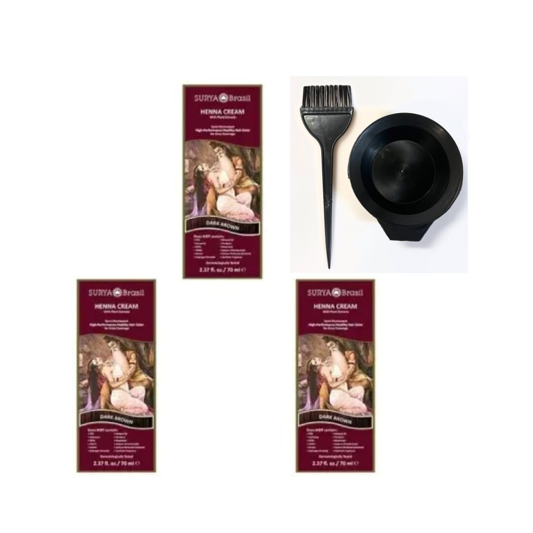 スーリヤブラジルヘナクリーム（チョコレート） 楽天市場】Surya スーリヤ ブラジル ヘナ クリーム ヘアカラー