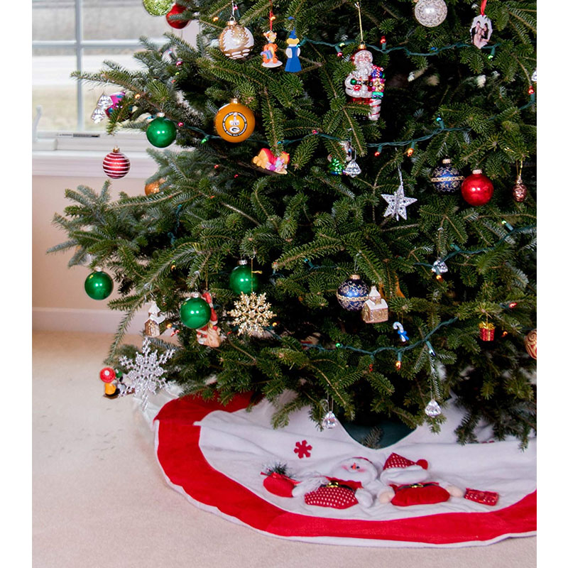 チェア 超歓迎 クリスマス サンタと雪だるま クリスマスツリー用カバー