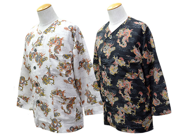 全2色【BLACK SIGN/ブラックサイン】2026SS「Late Night Shirt&rdquo;Dragon in Clouds&rdquo;/レイトナイトシャツ&rdquo;ドラゴンインクラウド&rdquo;」(BSSL-26104)(Langlitz Leathers/ラングリッツレザーズ/アメカジ/WOLF PACK/ウルフパック)｜WOLF PACK店